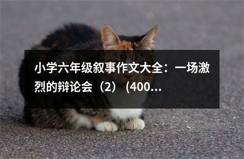 小學(xué)六年級敘事作文大全：一場激烈的辯論會（2） (400字)
