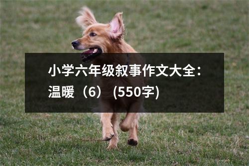 小學(xué)六年級敘事作文大全：溫暖（6） (550字)