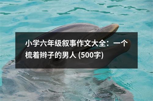 小學(xué)六年級敘事作文大全：一個梳著辮子的男人 (500字)