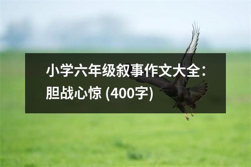 小學(xué)六年級(jí)敘事作文大全：膽戰(zhàn)心驚 (400字)