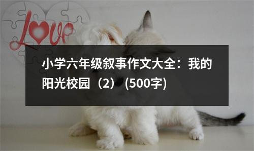 小學(xué)六年級敘事作文大全：我的陽光校園（2） (500字)