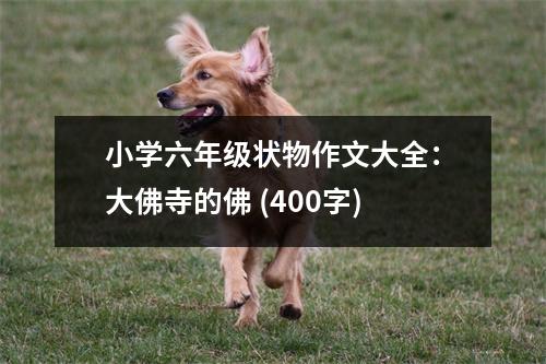 小學(xué)六年級狀物作文大全：大佛寺的佛 (400字)