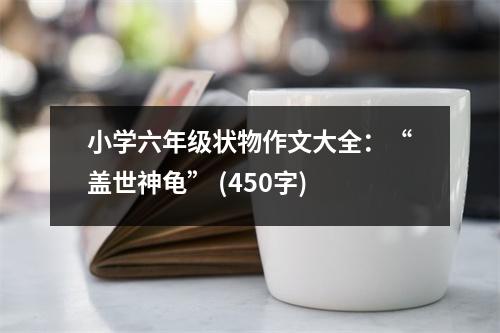 小學(xué)六年級狀物作文大全：“蓋世神龜” (450字)