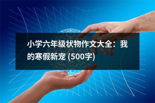 小學(xué)六年級(jí)狀物作文大全：我的寒假新寵 (500字)