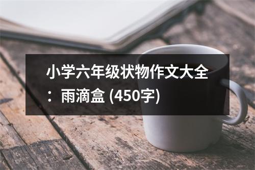 小學(xué)六年級狀物作文大全：雨滴盒 (450字)