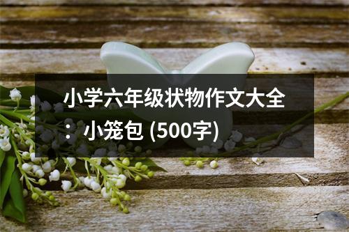 小學(xué)六年級狀物作文大全：小籠包 (500字)