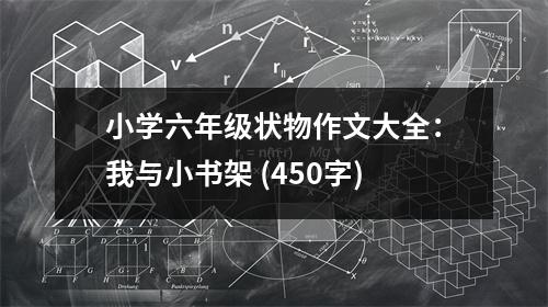 小學(xué)六年級(jí)狀物作文大全：我與小書(shū)架 (450字)