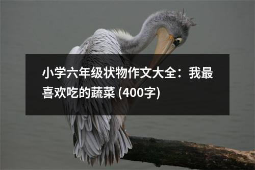 小學(xué)六年級狀物作文大全：我最喜歡吃的蔬菜 (400字)