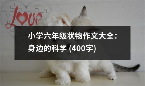 小學(xué)六年級(jí)狀物作文大全：身邊的科學(xué) (400字)