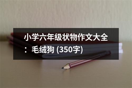 小學(xué)六年級狀物作文大全：毛絨狗 (350字)