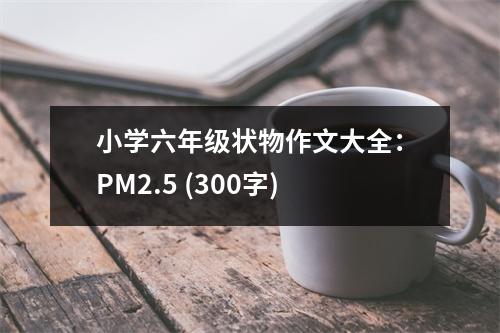 小學(xué)六年級狀物作文大全：PM2.5 (300字)