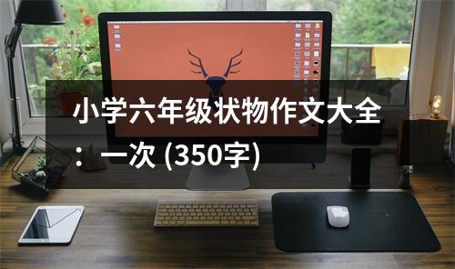 小學六年級狀物作文大全：一次 (350字)