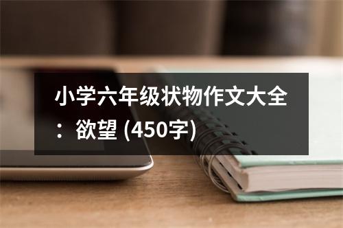 小學(xué)六年級(jí)狀物作文大全：欲望 (450字)