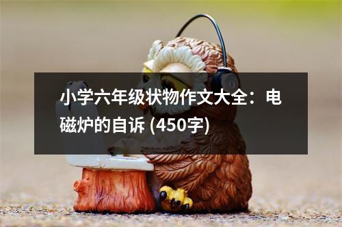 小學(xué)六年級狀物作文大全：電磁爐的自訴 (450字)