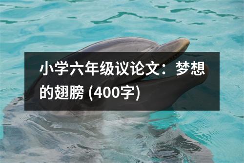 小學(xué)六年級議論文：夢想的翅膀 (400字)