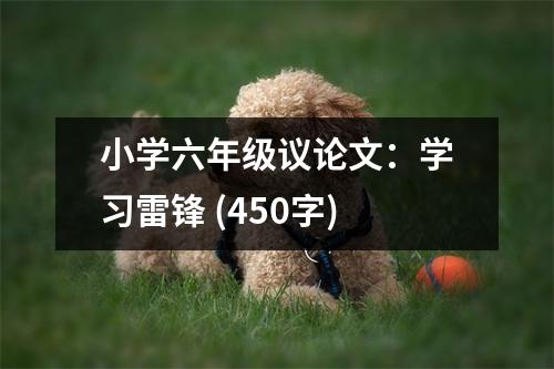 小學(xué)六年級(jí)議論文：學(xué)習(xí)雷鋒 (450字)