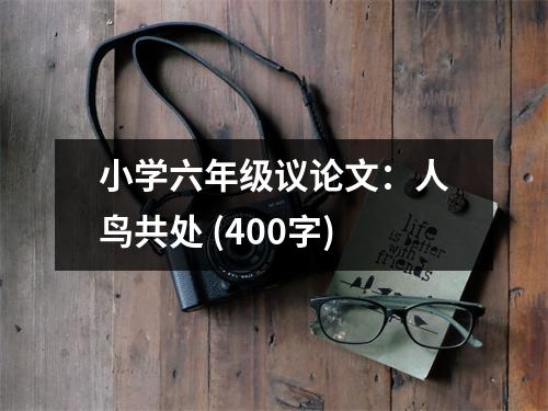 小學(xué)六年級議論文：人鳥共處 (400字)