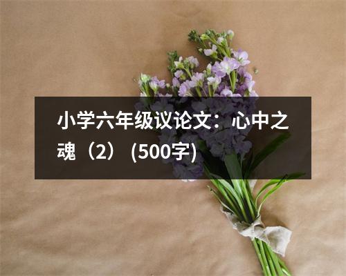 小學(xué)六年級議論文：心中之魂（2） (500字)