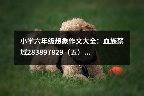 小學(xué)六年級(jí)想象作文大全：血族禁域283897829（五）283897829的秘密 (550字)