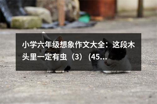 小學(xué)六年級(jí)想象作文大全：這段木頭里一定有蟲（3） (450字)