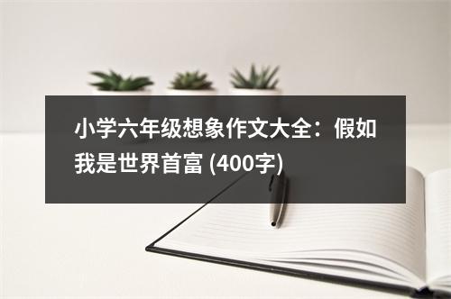 小學(xué)六年級(jí)想象作文大全：假如我是世界首富 (400字)