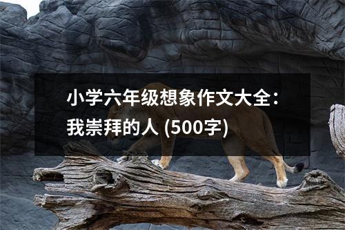 小學(xué)六年級(jí)想象作文大全：我崇拜的人 (500字)