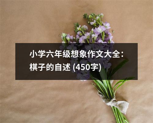 小學(xué)六年級(jí)想象作文大全：棋子的自述 (450字)