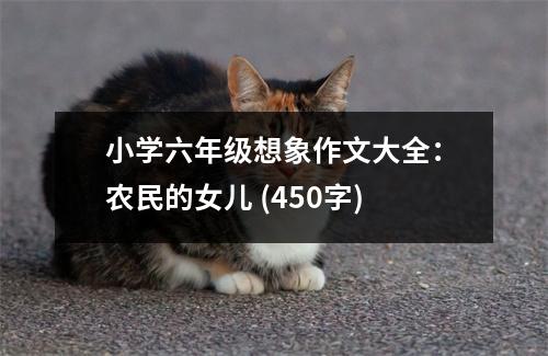 小學(xué)六年級想象作文大全：農(nóng)民的女兒 (450字)