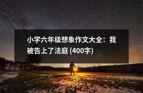 小學(xué)六年級想象作文大全：我被告上了法庭 (400字)