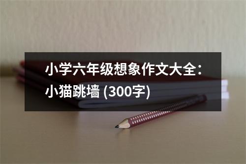 小學六年級想象作文大全：小貓?zhí)鴫?(300字)