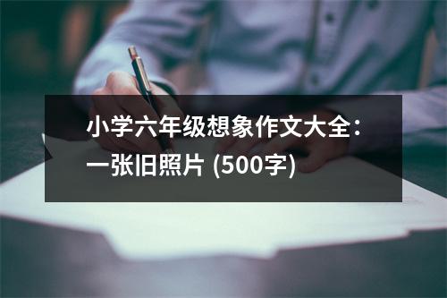 小學六年級想象作文大全：一張舊照片 (500字)