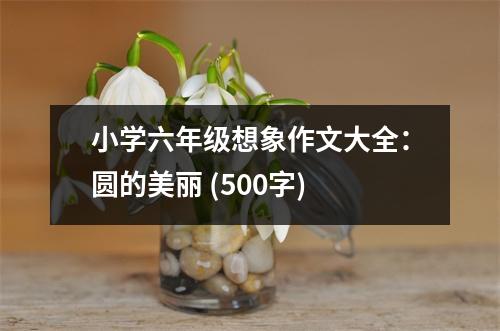 小學六年級想象作文大全：圓的美麗 (500字)