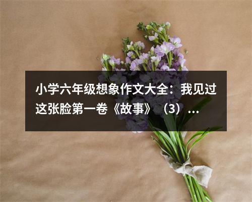 小學(xué)六年級想象作文大全：我見過這張臉第一卷《故事》（3） (450字)