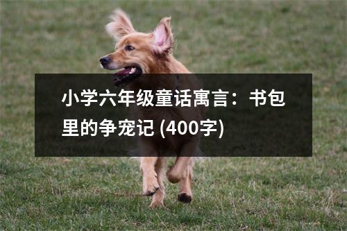 小學(xué)六年級童話寓言：書包里的爭寵記 (400字)