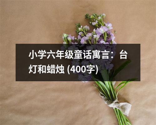 小學(xué)六年級(jí)童話寓言：臺(tái)燈和蠟燭 (400字)