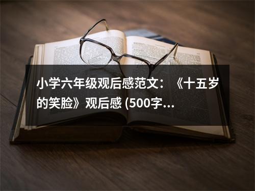 小學(xué)六年級觀后感范文：《十五歲的笑臉》觀后感 (500字)