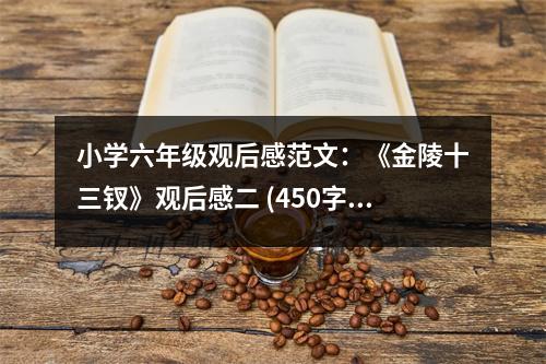 小學(xué)六年級觀后感范文：《金陵十三釵》觀后感二 (450字)