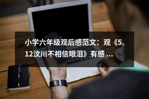 小學(xué)六年級(jí)觀后感范文：觀《5.12汶川不相信眼淚》有感 (500字)