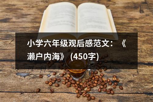 小學(xué)六年級(jí)觀后感范文：《瀨戶內(nèi)?！?(450字)