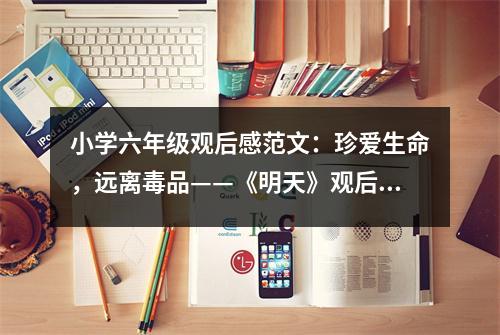小學(xué)六年級(jí)觀后感范文：珍愛生命，遠(yuǎn)離毒品——《明天》觀后感 (450字)