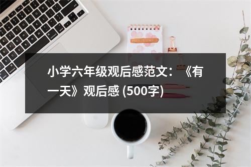 小學(xué)六年級(jí)觀后感范文：《有一天》觀后感 (500字)