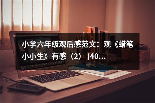 小學(xué)六年級(jí)觀后感范文：觀《蠟筆小小生》有感（2） (400字)