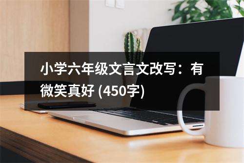 小學(xué)六年級(jí)文言文改寫：有微笑真好 (450字)