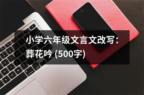 小學(xué)六年級(jí)文言文改寫：葬花吟 (500字)