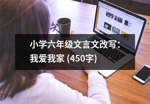 小學(xué)六年級(jí)文言文改寫：我愛我家 (450字)