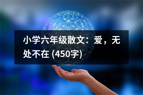小學(xué)六年級(jí)散文：愛(ài)，無(wú)處不在 (450字)
