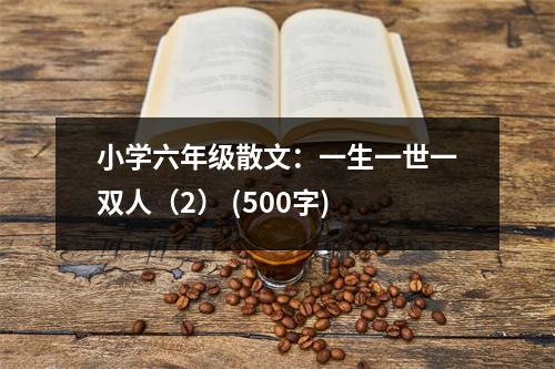 小學(xué)六年級(jí)散文：一生一世一雙人（2） (500字)