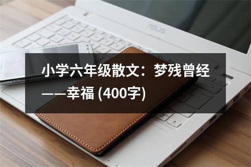 小學(xué)六年級(jí)散文：夢殘?jiān)?jīng)——幸福 (400字)