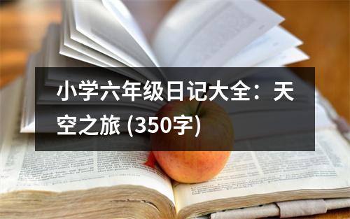 小學(xué)六年級日記大全：天空之旅 (350字)