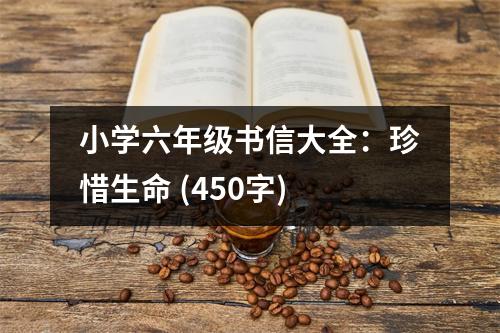 小學(xué)六年級書信大全：珍惜生命 (450字)